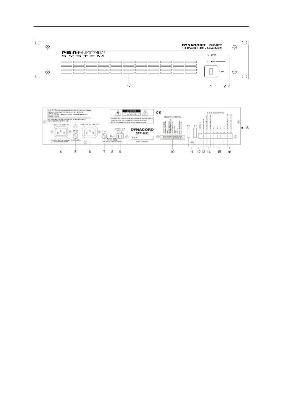 Dynacord promatrix system | Dynacord DPP 4004 User Manual | Page 4 / 9