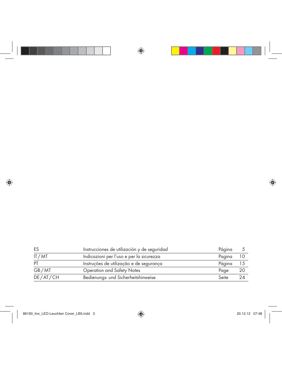 Livarno Z31124A Z31124B User Manual | Page 2 / 29