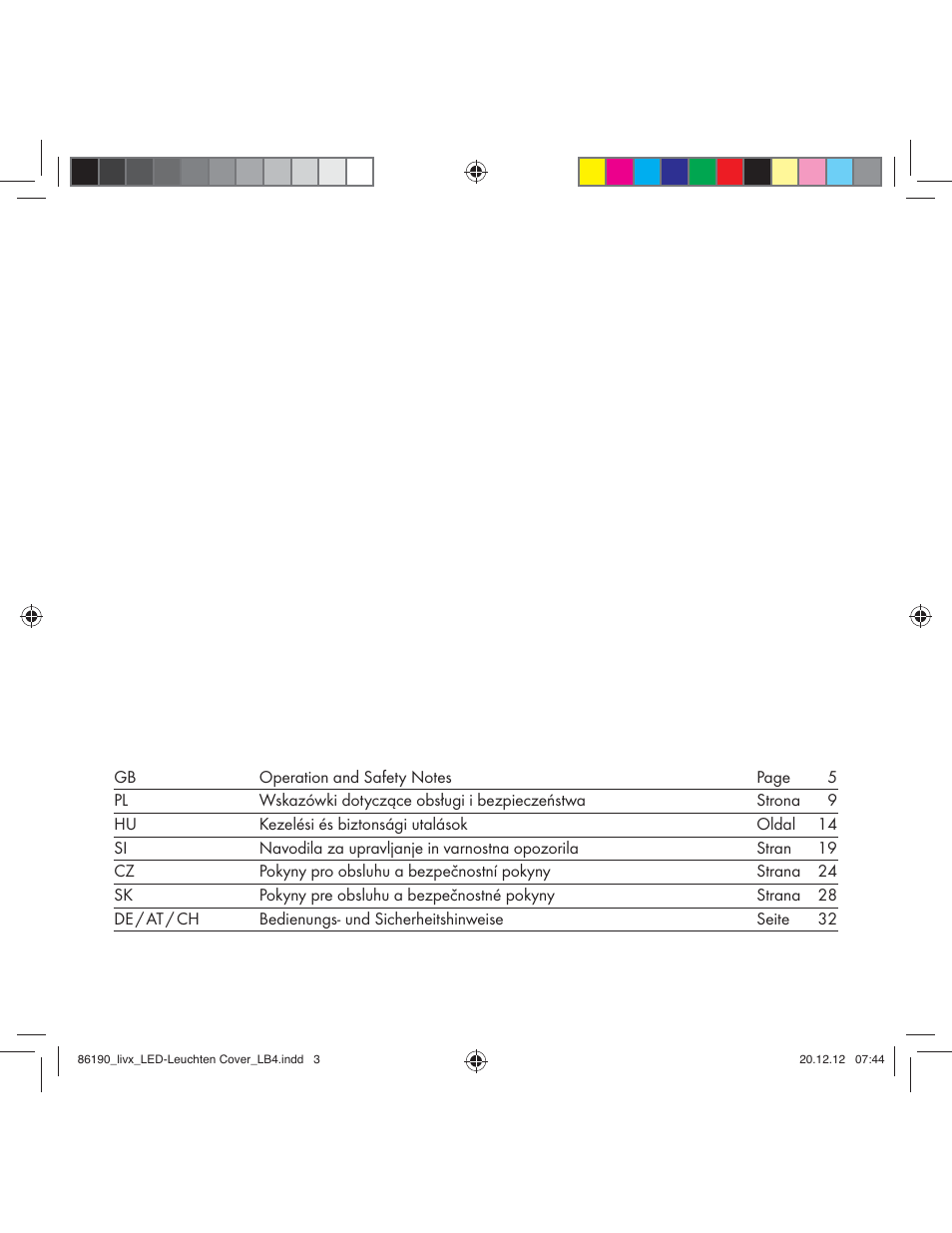 Livarno Z31124A Z31124B User Manual | Page 2 / 37