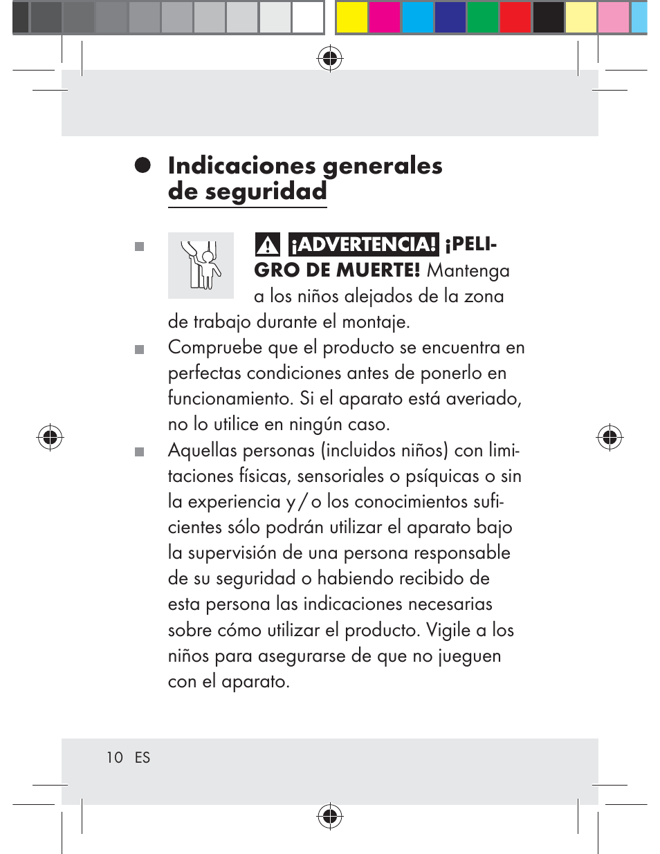 Indicaciones generales de seguridad | Livarno Z31330-BS User Manual | Page 10 / 65