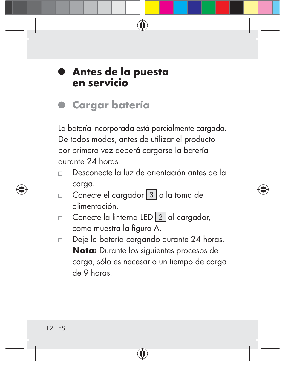 Antes de la puesta en servicio cargar batería | Livarno Z31330-BS User Manual | Page 12 / 65