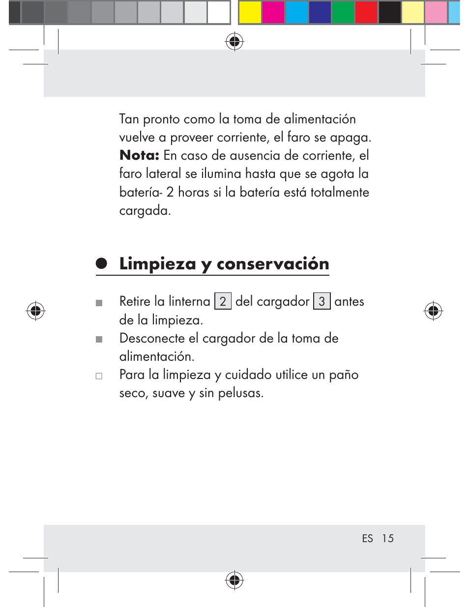 Limpieza y conservación | Livarno Z31330-BS User Manual | Page 15 / 65