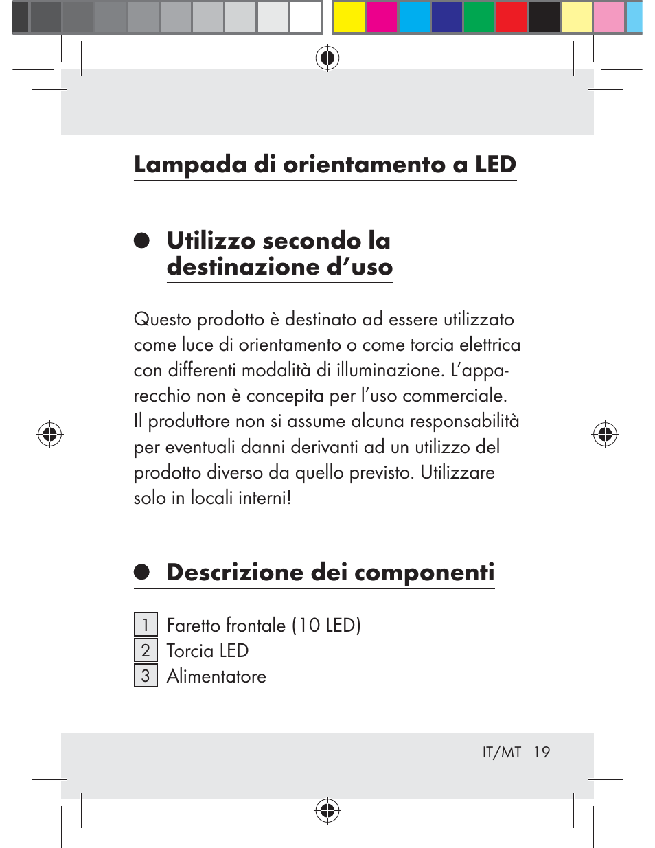 Descrizione dei componenti | Livarno Z31330-BS User Manual | Page 19 / 65