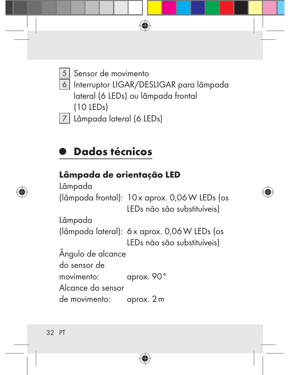 Dados técnicos | Livarno Z31330-BS User Manual | Page 32 / 65