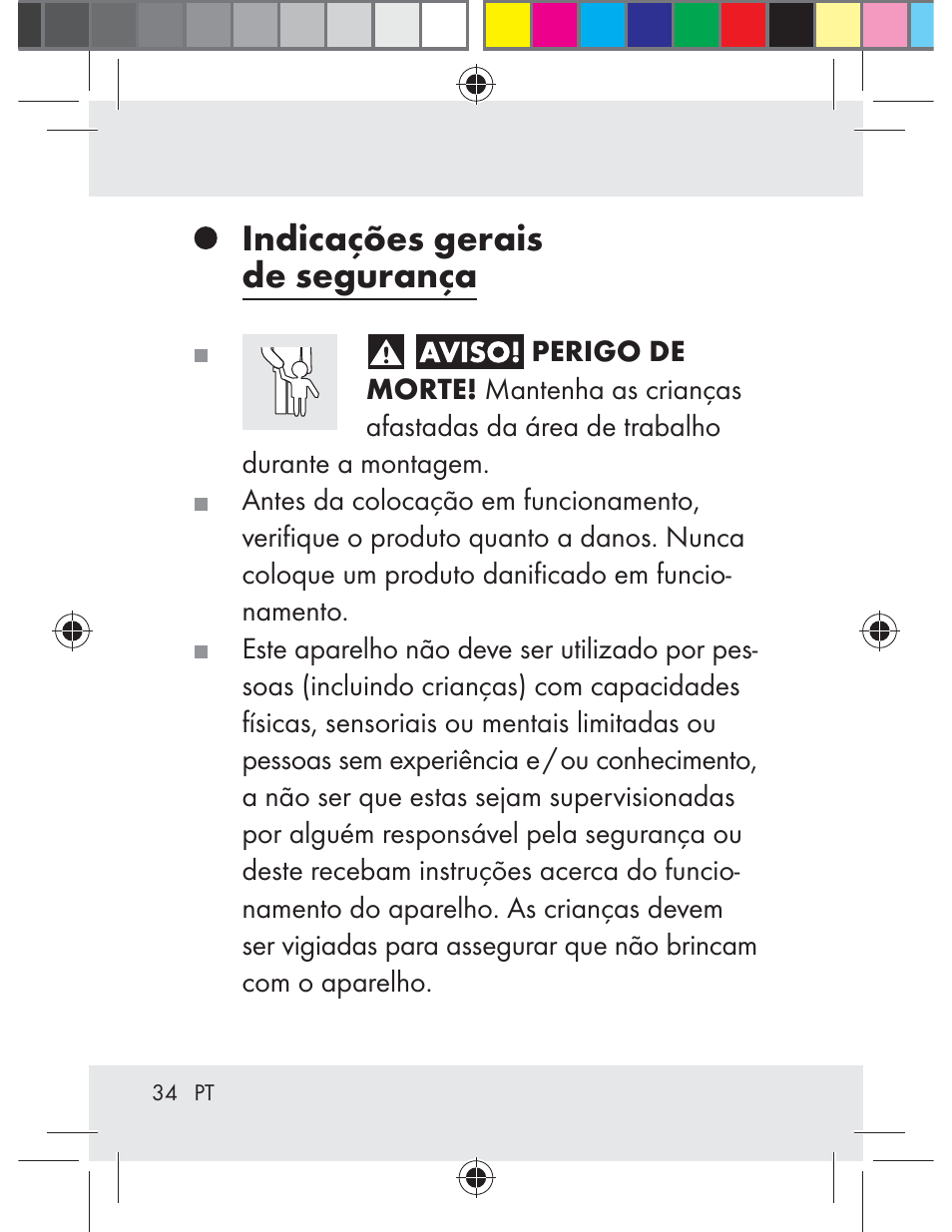 Indicações gerais de segurança | Livarno Z31330-BS User Manual | Page 34 / 65