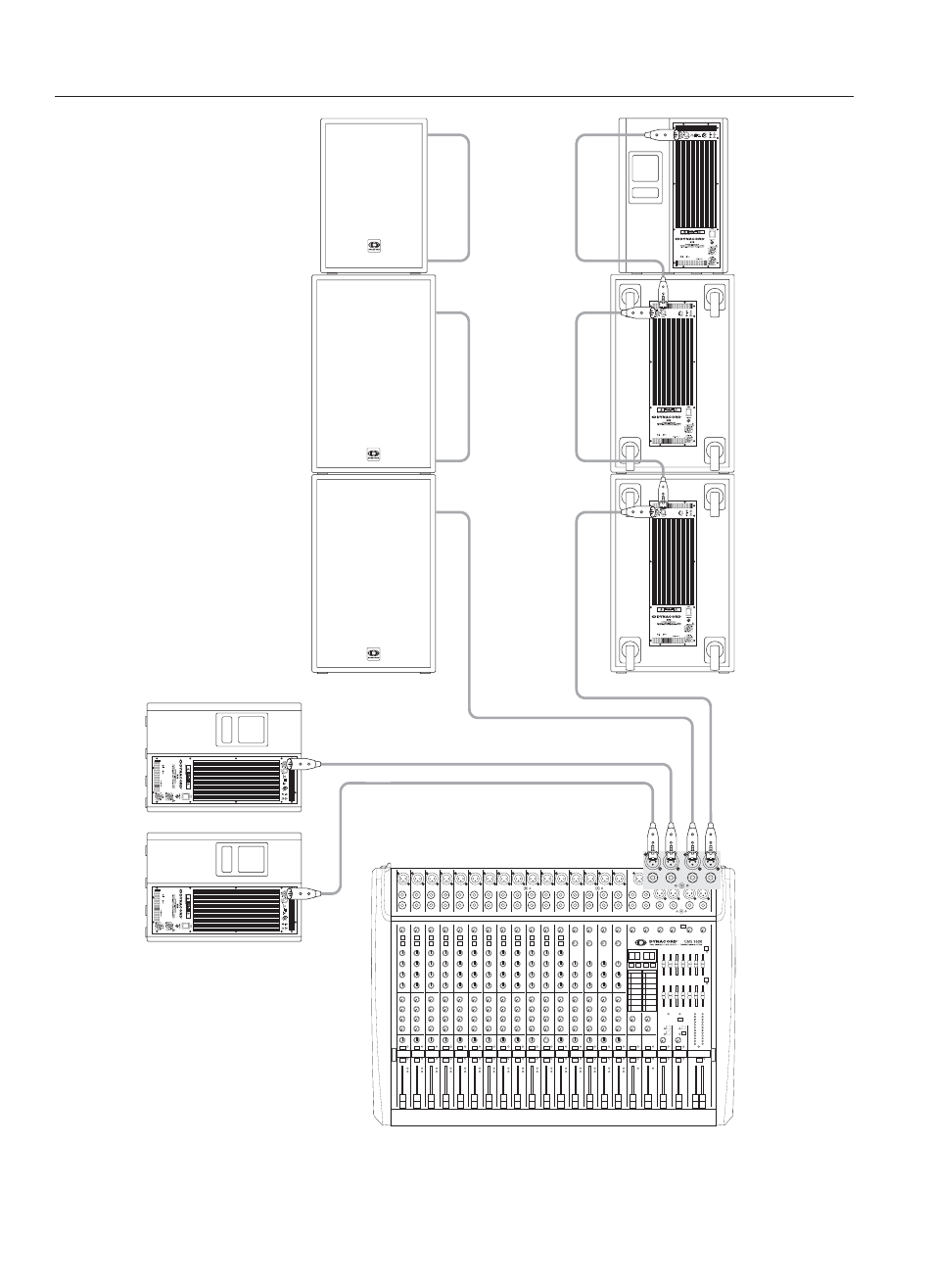 Setup examples | Dynacord Compact Mixing System 1600 User Manual | Page 25 / 80