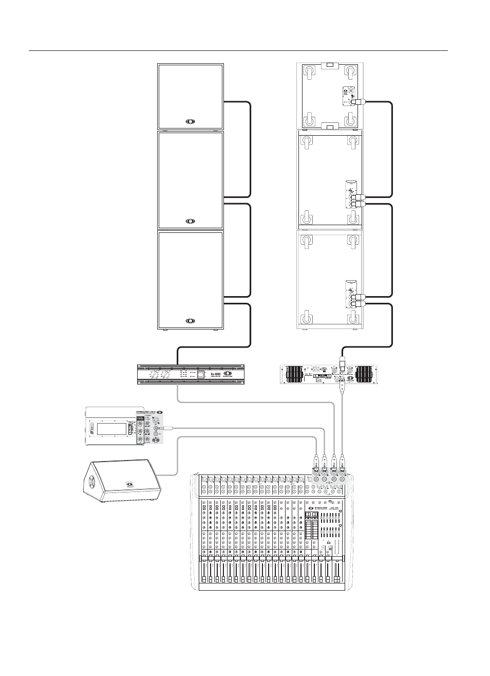 Exemples d‘installation | Dynacord Compact Mixing System 1600 User Manual | Page 74 / 80