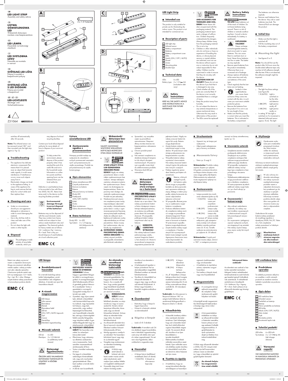 Livarno Z31064 User Manual | 2 pages