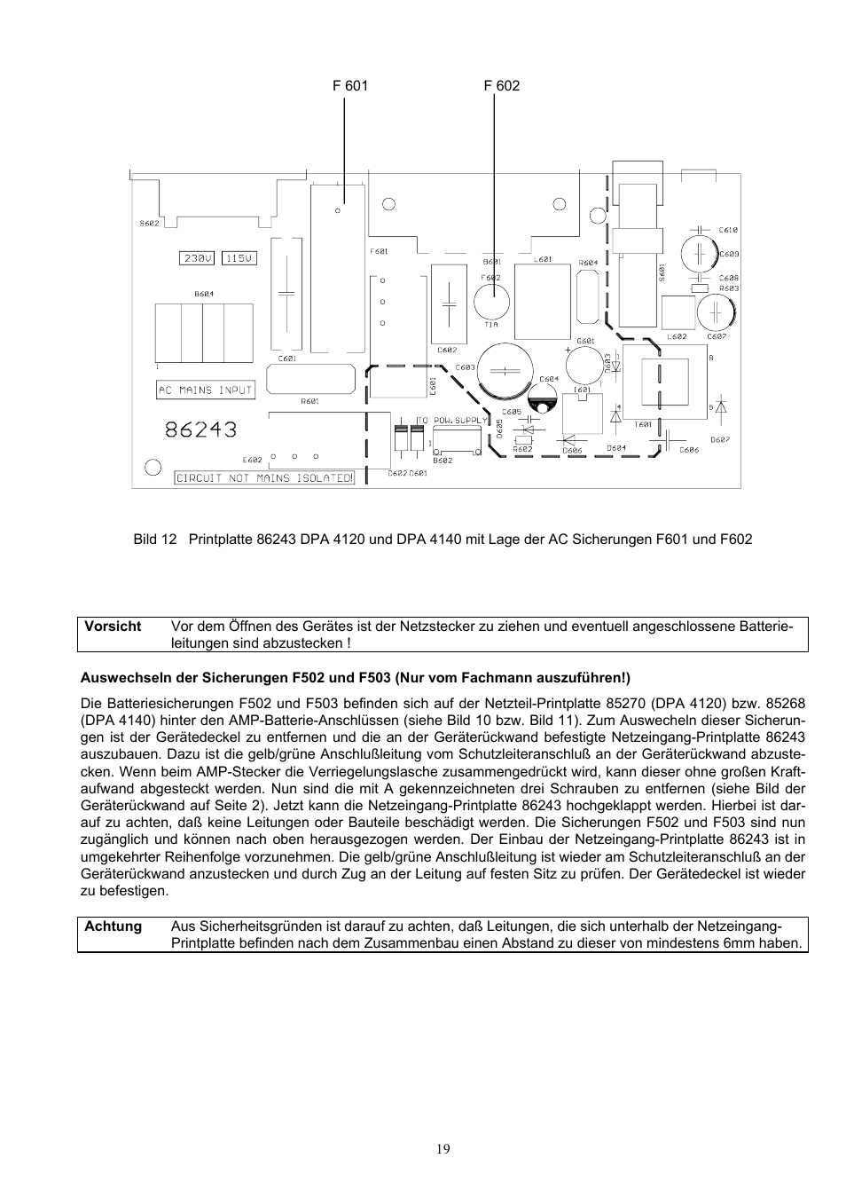 Dynacord DPA 4120 User Manual | Page 19 / 72
