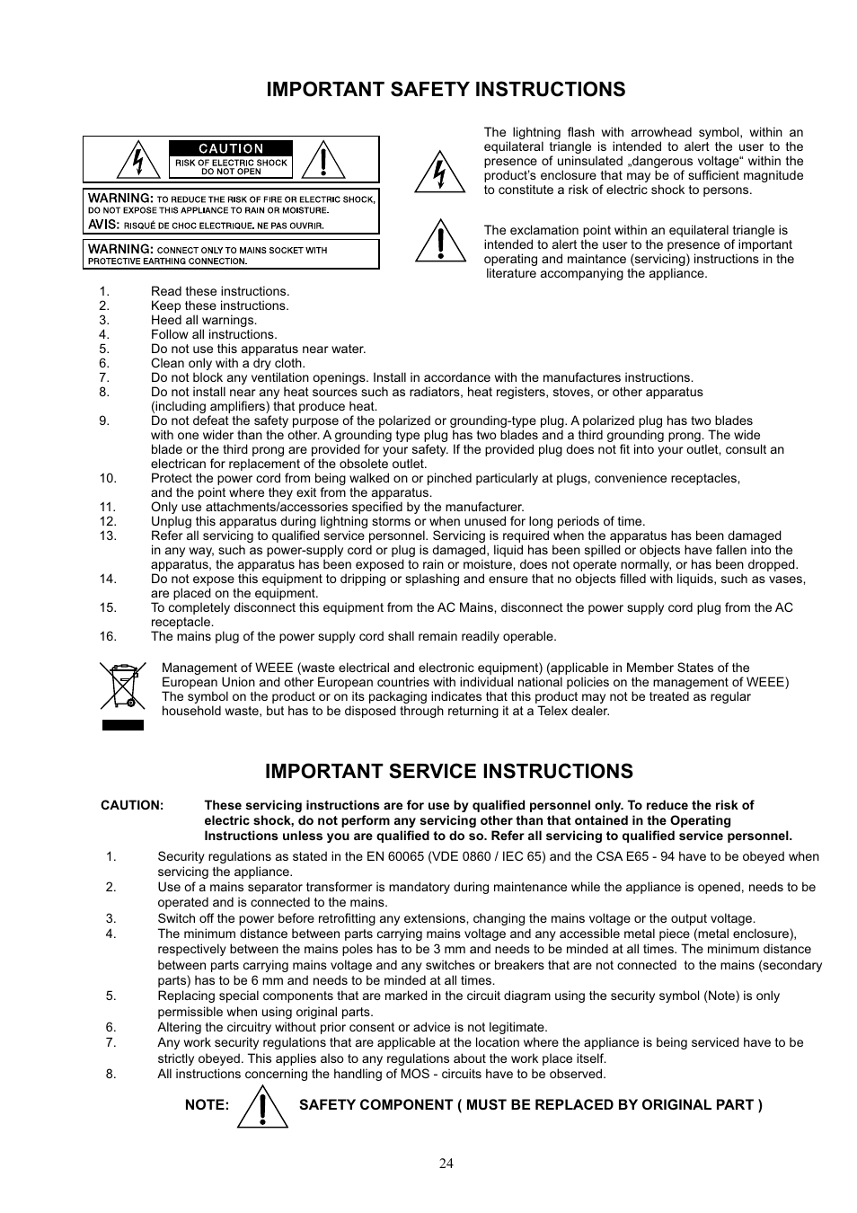 Dynacord DPA 4120 User Manual | Page 24 / 72