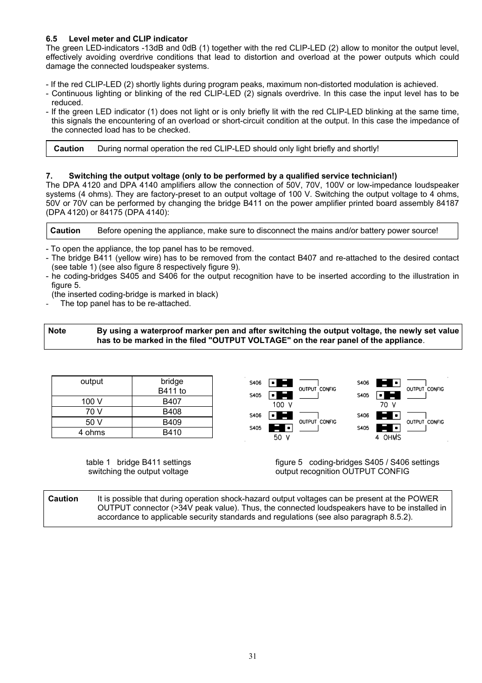 Dynacord DPA 4120 User Manual | Page 31 / 72