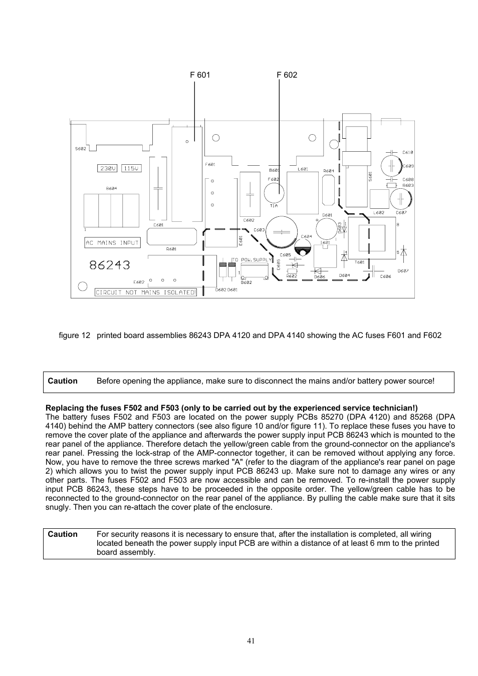 Dynacord DPA 4120 User Manual | Page 41 / 72