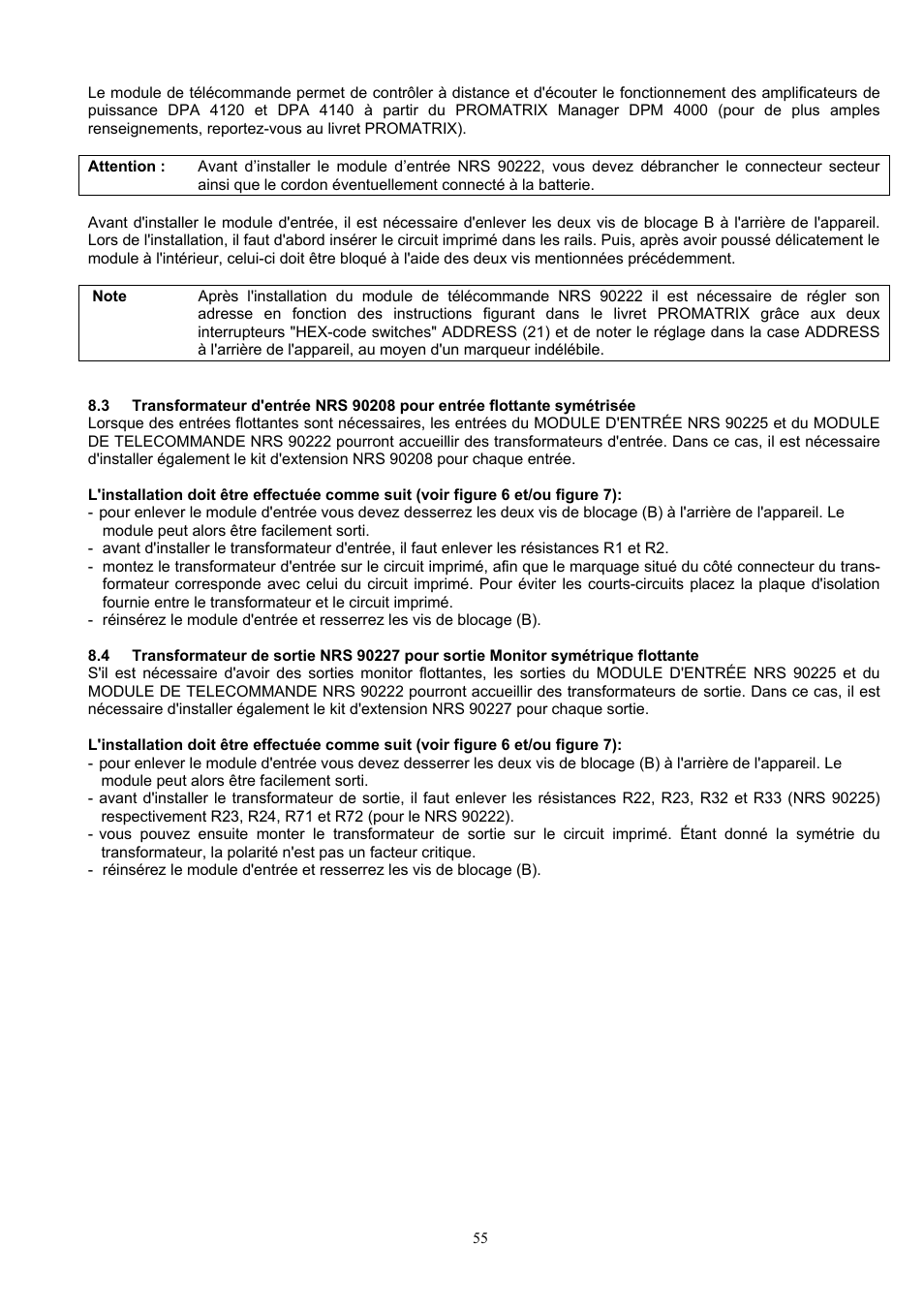 Dynacord DPA 4120 User Manual | Page 55 / 72