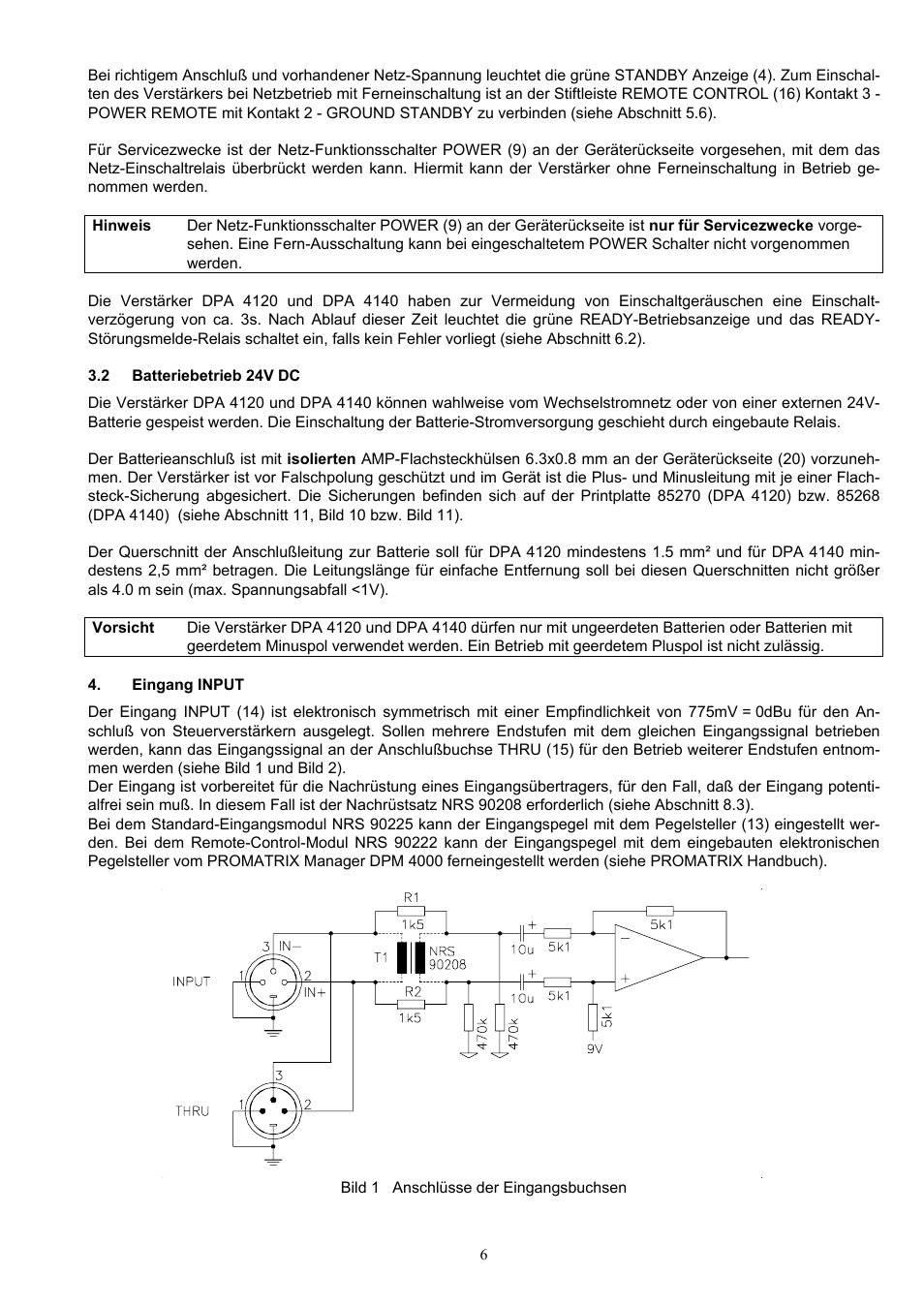 Dynacord DPA 4120 User Manual | Page 6 / 72