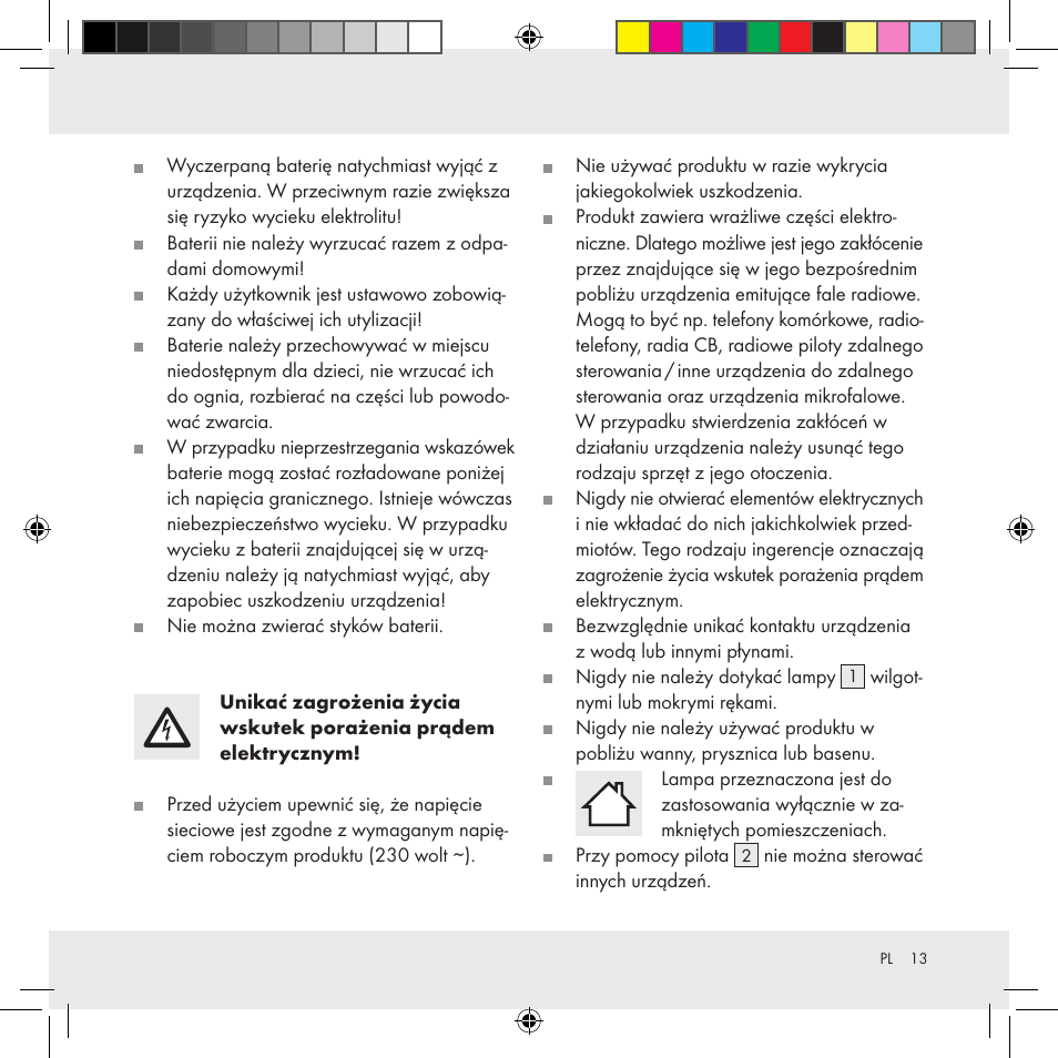 Livarno Z31336 User Manual | Page 13 / 47