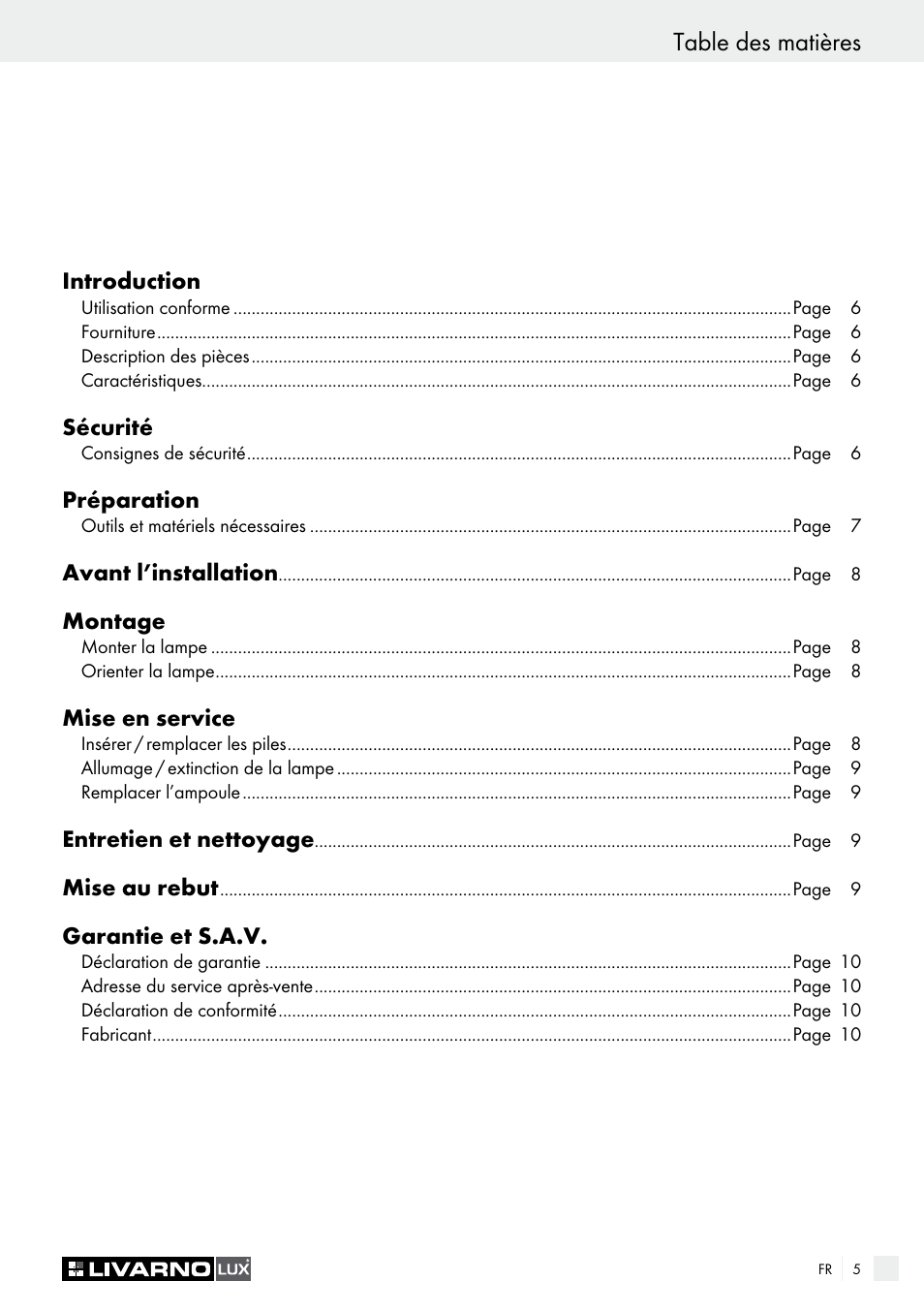 Livarno Energy-Saving Ceiling Lamp User Manual | Page 5 / 25