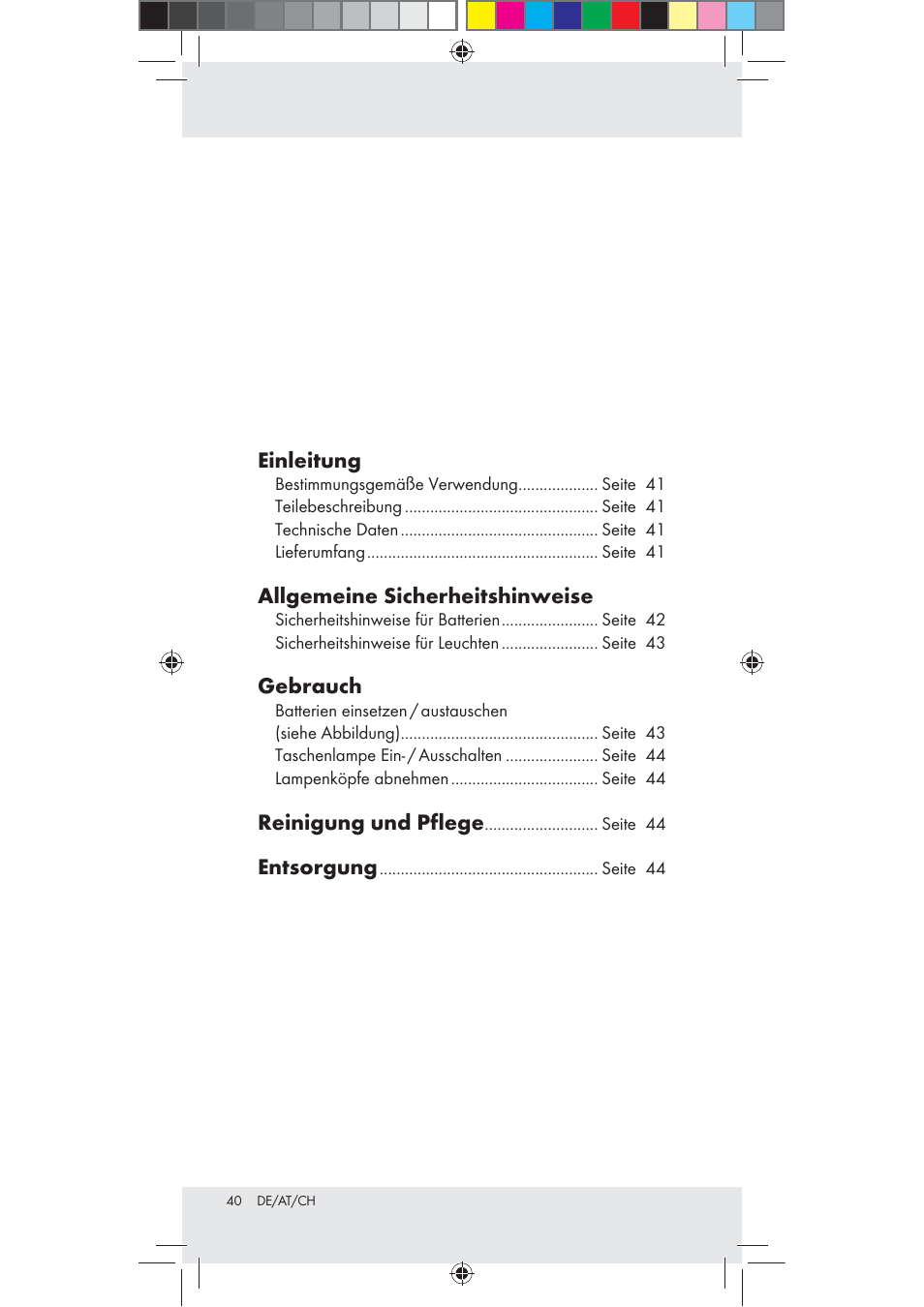 Livarno Z31240 User Manual | Page 40 / 46