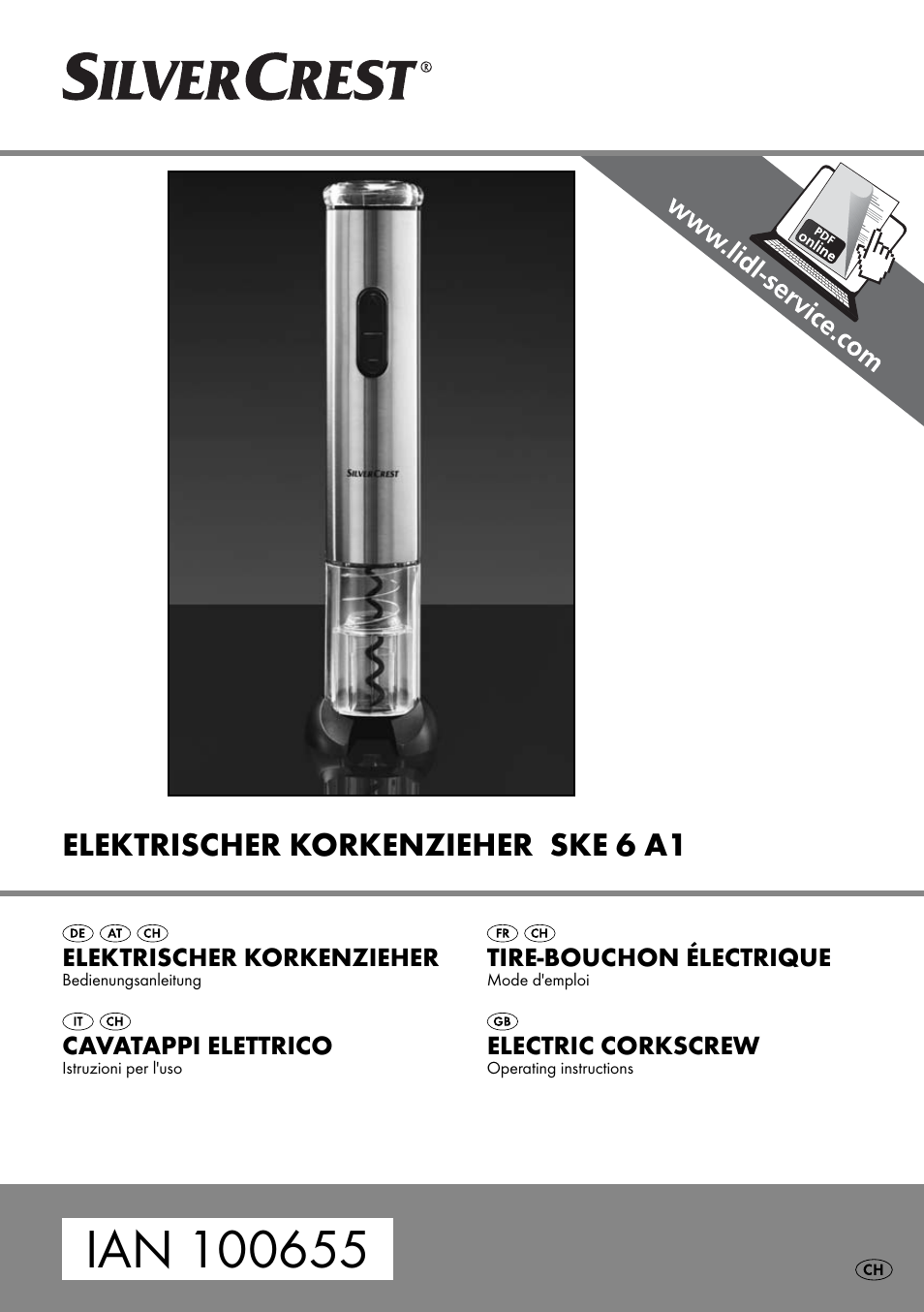 Silvercrest SKE 6 A1 User Manual | 28 pages