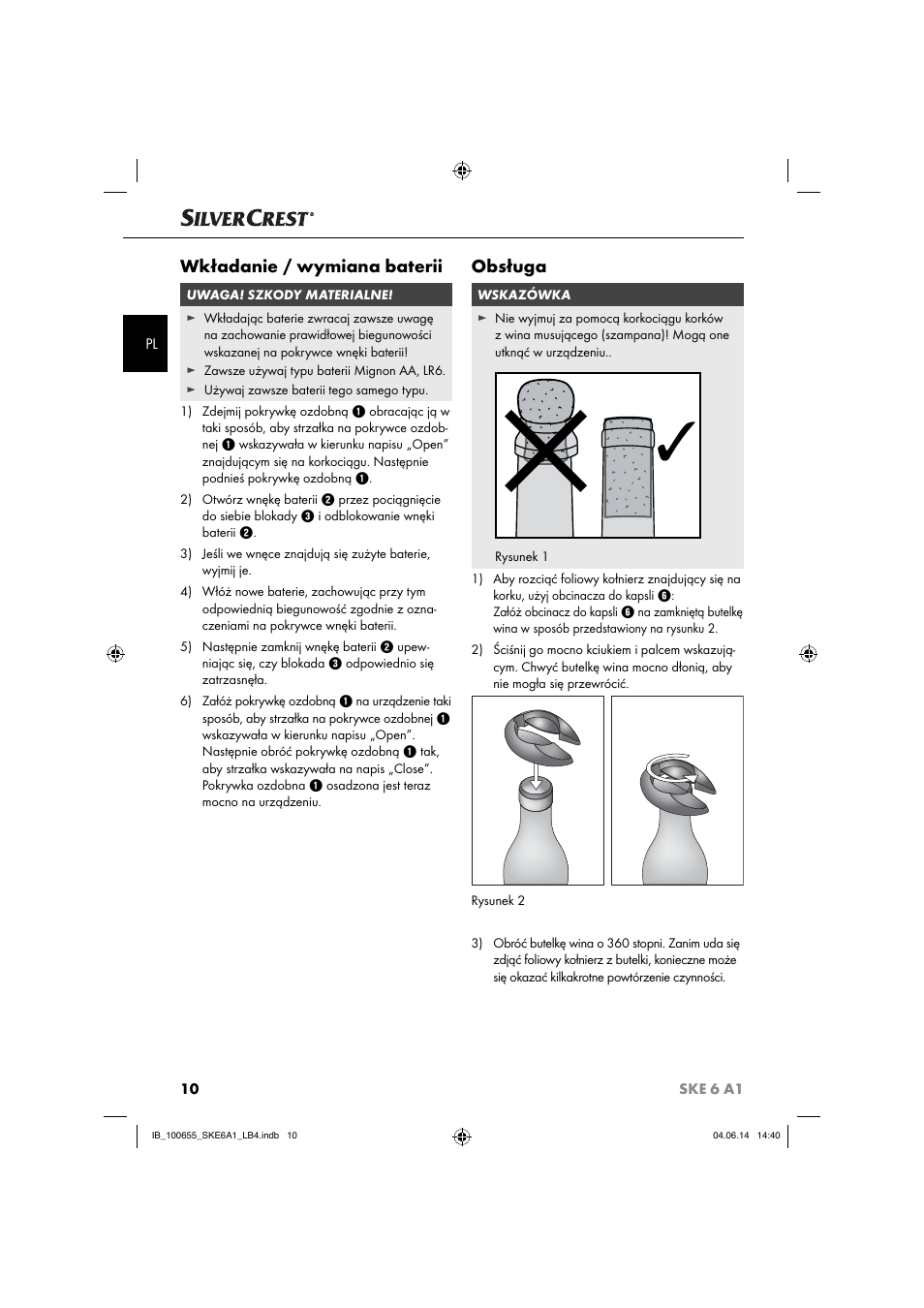 Silvercrest SKE 6 A1 User Manual | Page 13 / 34