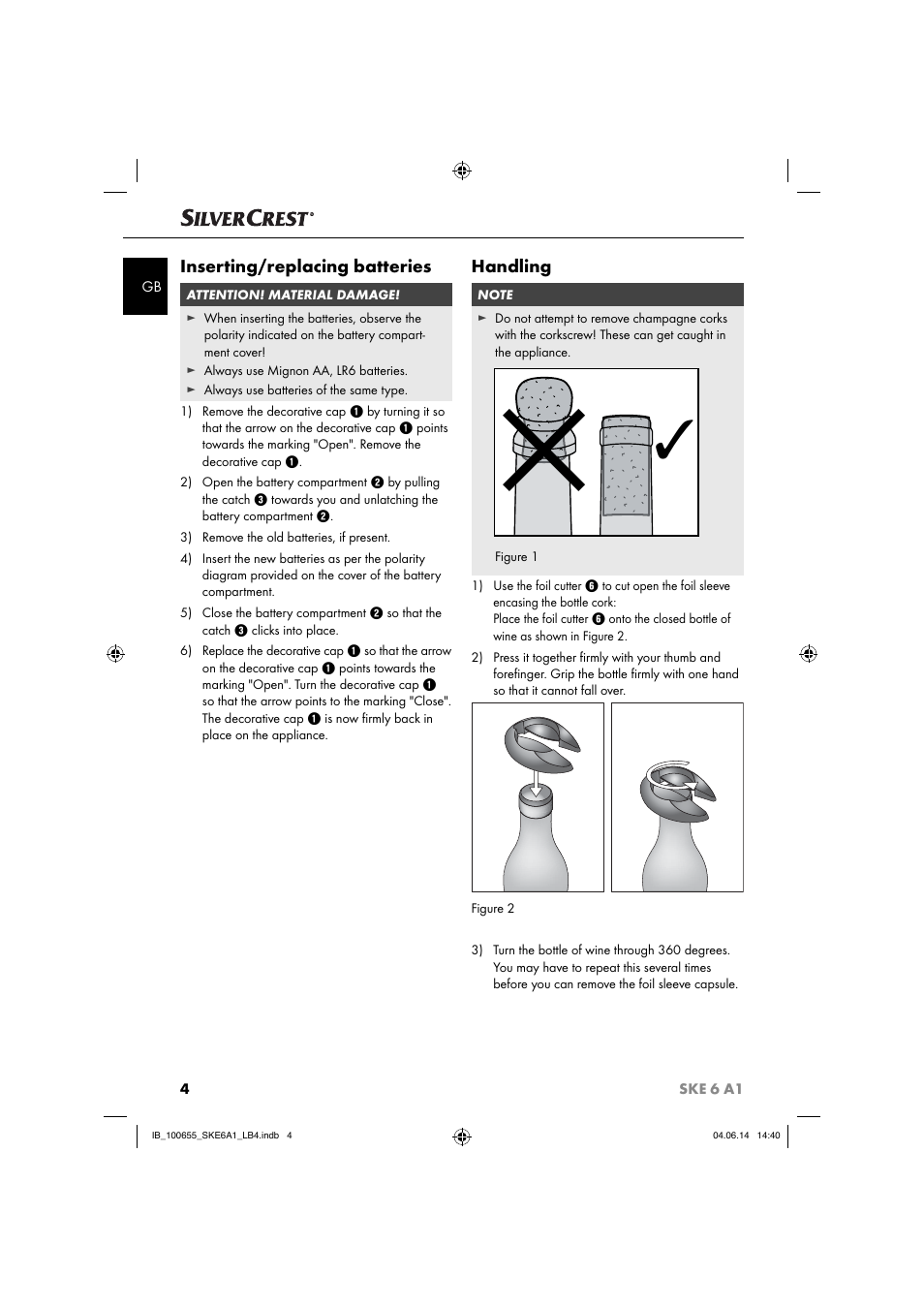 Silvercrest SKE 6 A1 User Manual | Page 7 / 34