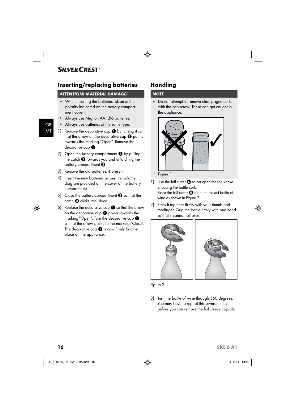 Silvercrest SKE 6 A1 User Manual | Page 19 / 28