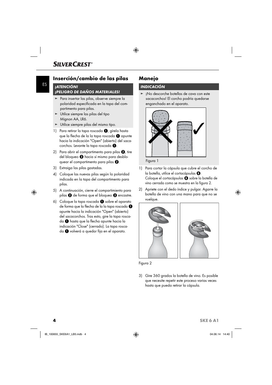 Silvercrest SKE 6 A1 User Manual | Page 7 / 28