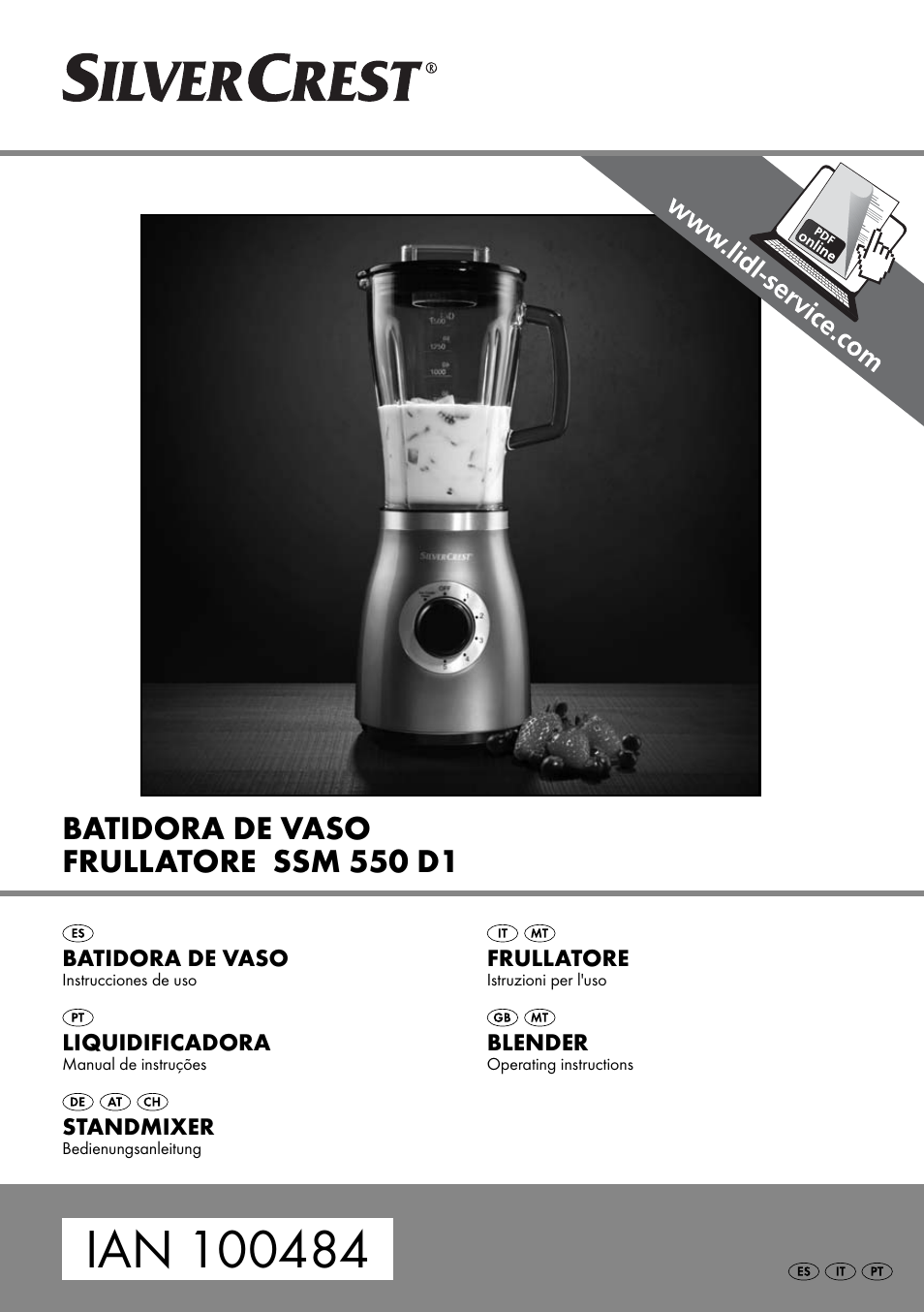 Silvercrest SSM 550 D1 User Manual | 63 pages