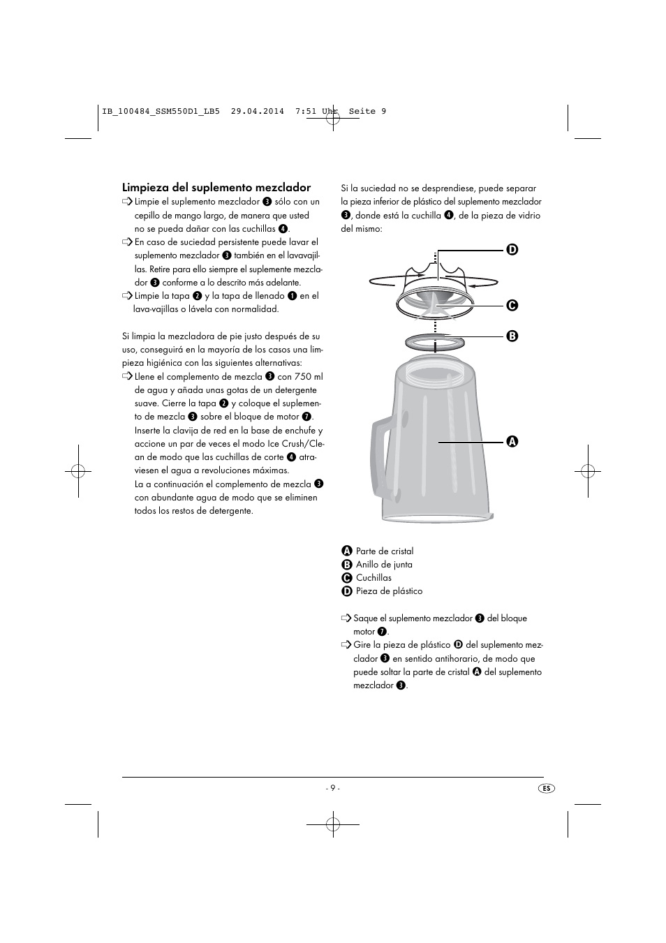 Silvercrest SSM 550 D1 User Manual | Page 12 / 63