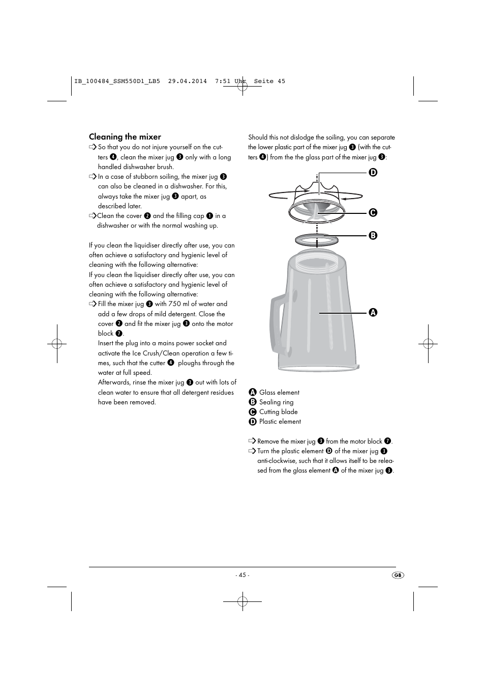 Silvercrest SSM 550 D1 User Manual | Page 48 / 63