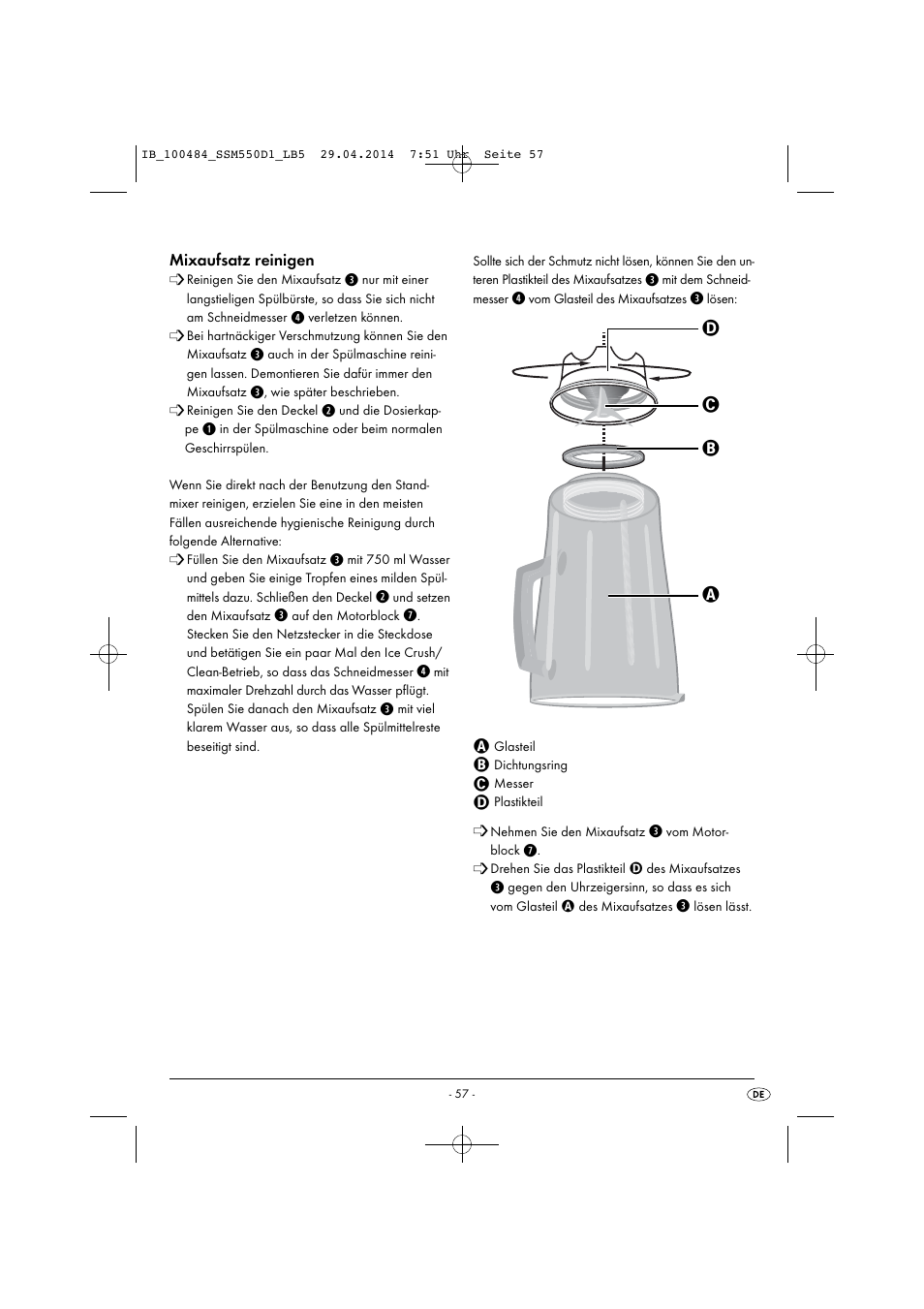 Silvercrest SSM 550 D1 User Manual | Page 60 / 63