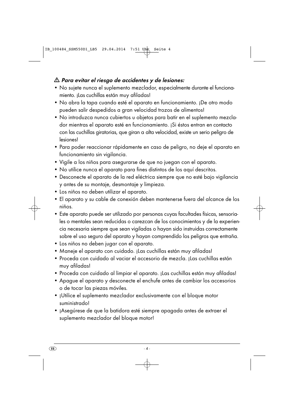 Silvercrest SSM 550 D1 User Manual | Page 7 / 63