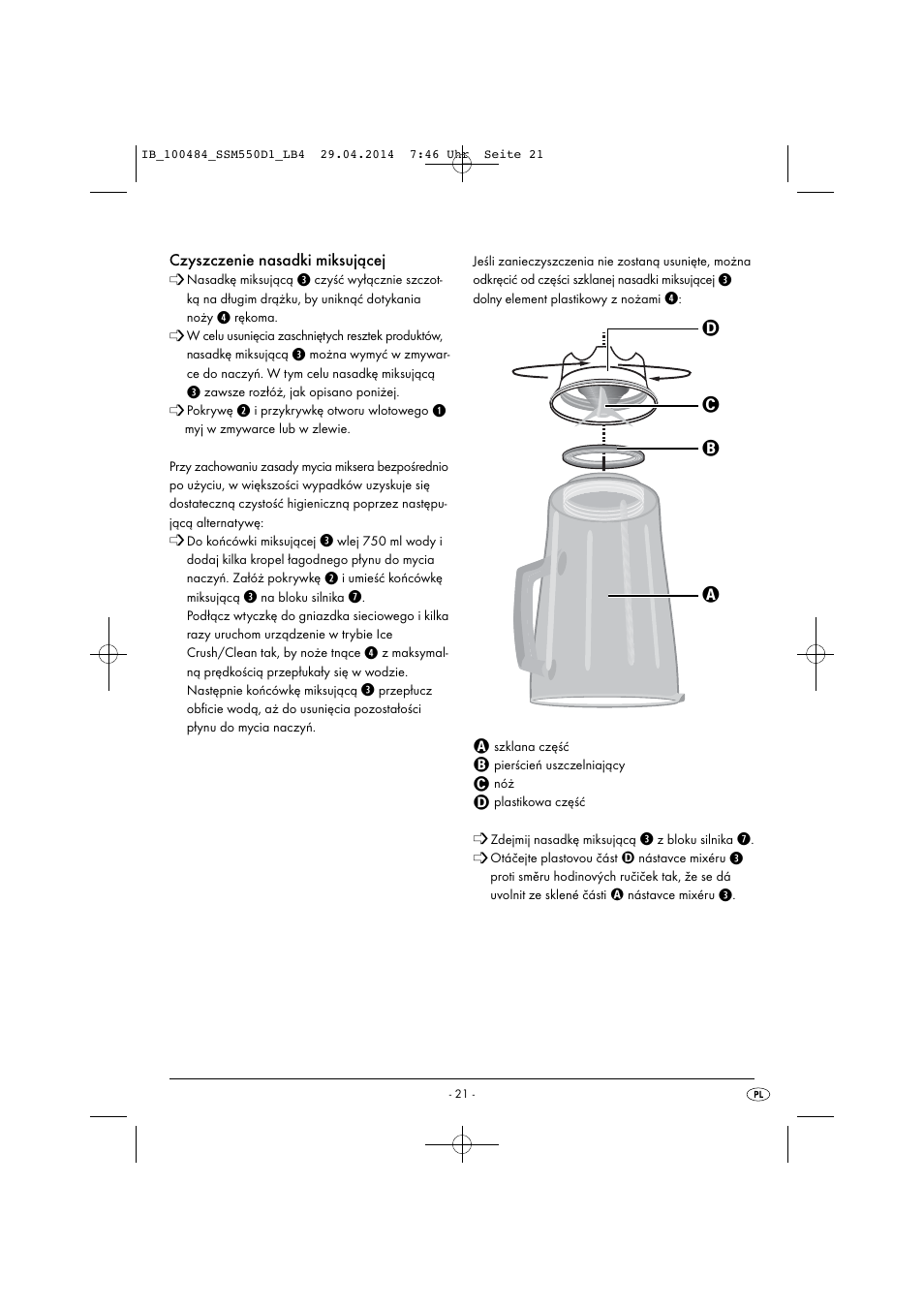 Silvercrest SSM 550 D1 User Manual | Page 24 / 87