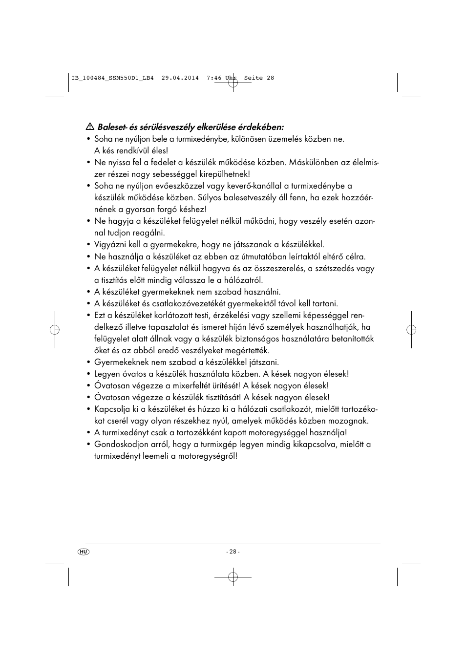 Silvercrest SSM 550 D1 User Manual | Page 31 / 87