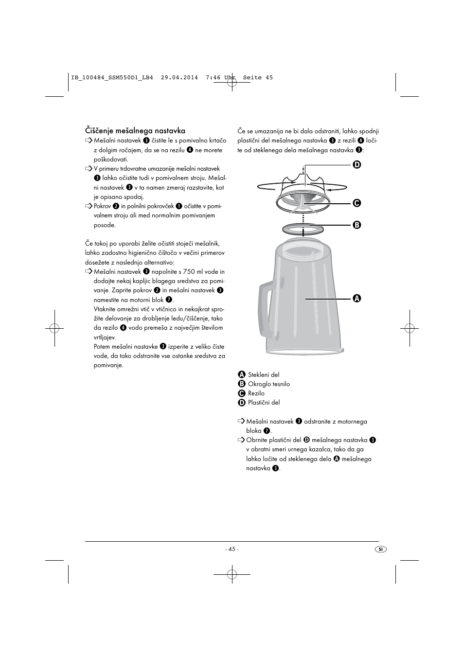 Silvercrest SSM 550 D1 User Manual | Page 48 / 87