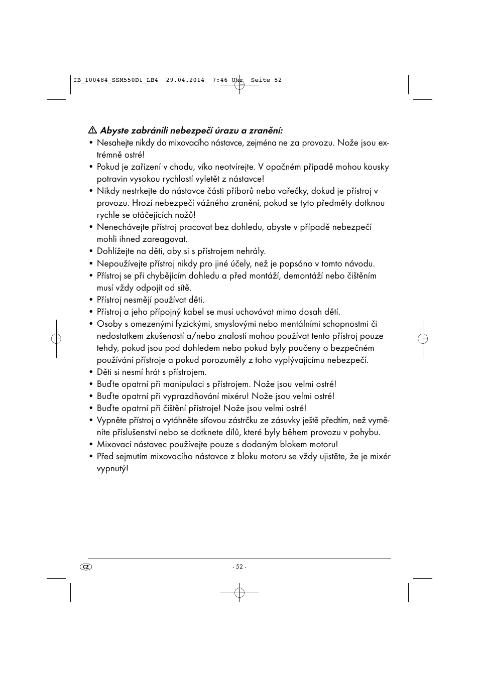 Silvercrest SSM 550 D1 User Manual | Page 55 / 87