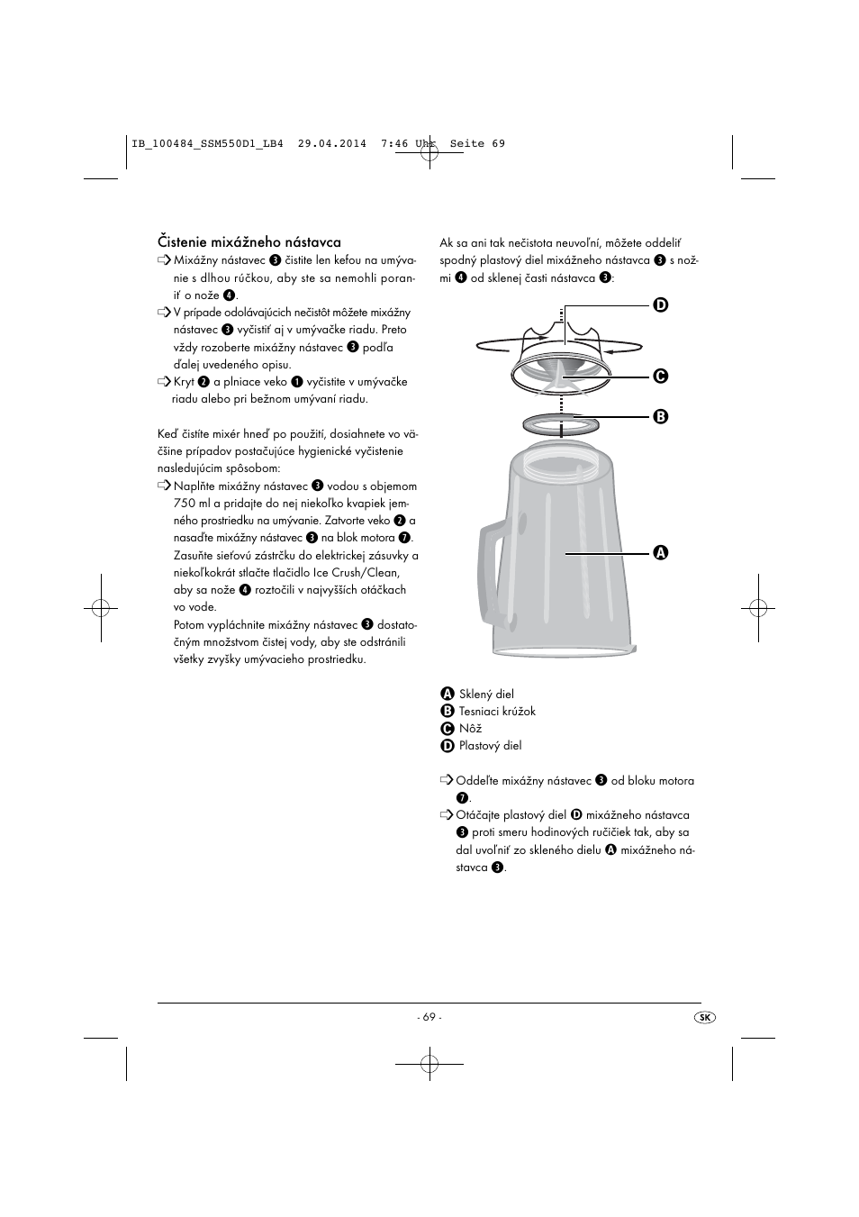 Silvercrest SSM 550 D1 User Manual | Page 72 / 87