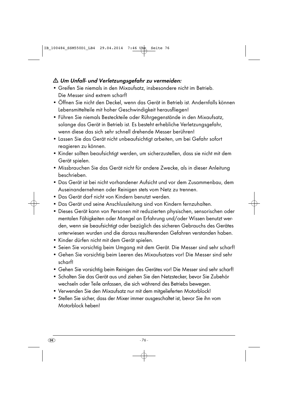 Silvercrest SSM 550 D1 User Manual | Page 79 / 87