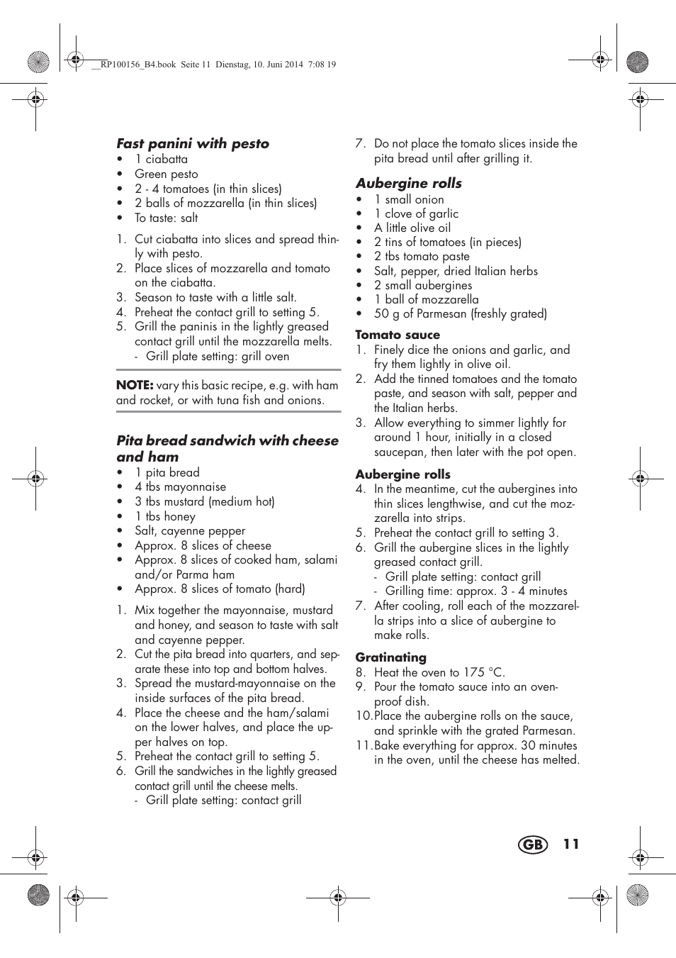Silvercrest SKG 1700 A2 User Manual | Page 13 / 100