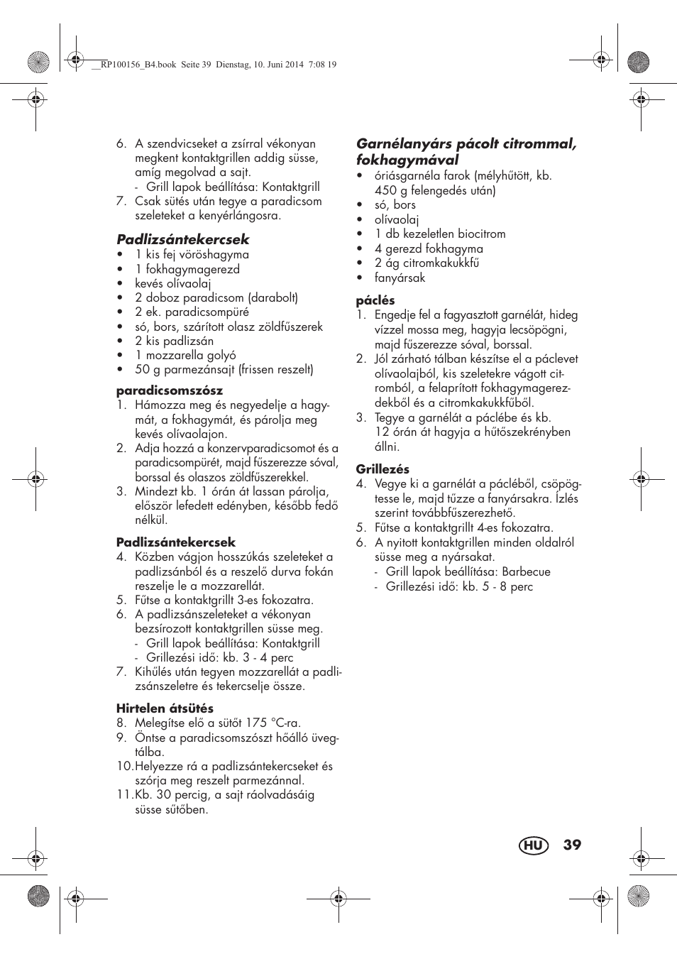 Silvercrest SKG 1700 A2 User Manual | Page 41 / 100
