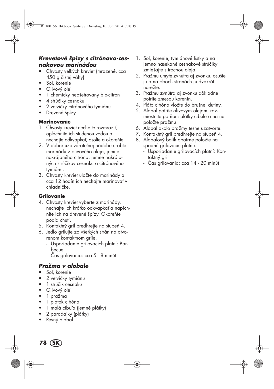 Silvercrest SKG 1700 A2 User Manual | Page 80 / 100