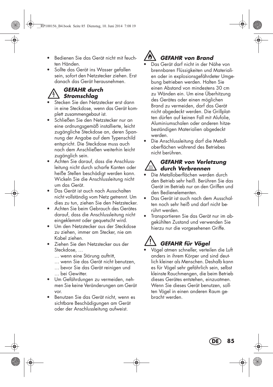 Silvercrest SKG 1700 A2 User Manual | Page 87 / 100