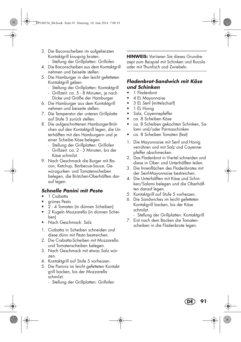 Silvercrest SKG 1700 A2 User Manual | Page 93 / 100