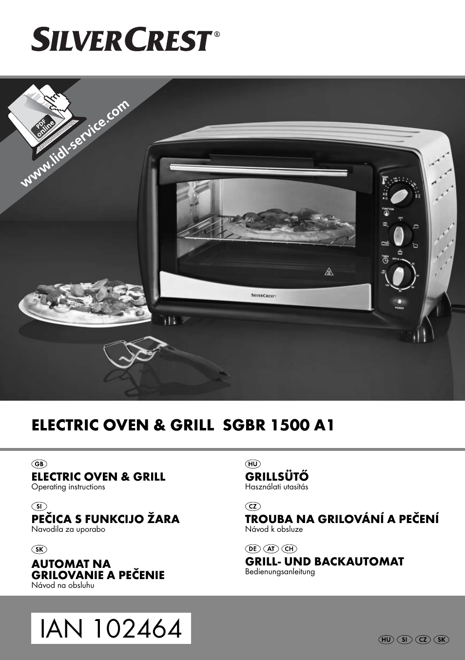 Silvercrest SGBR 1500 A1 User Manual | 88 pages