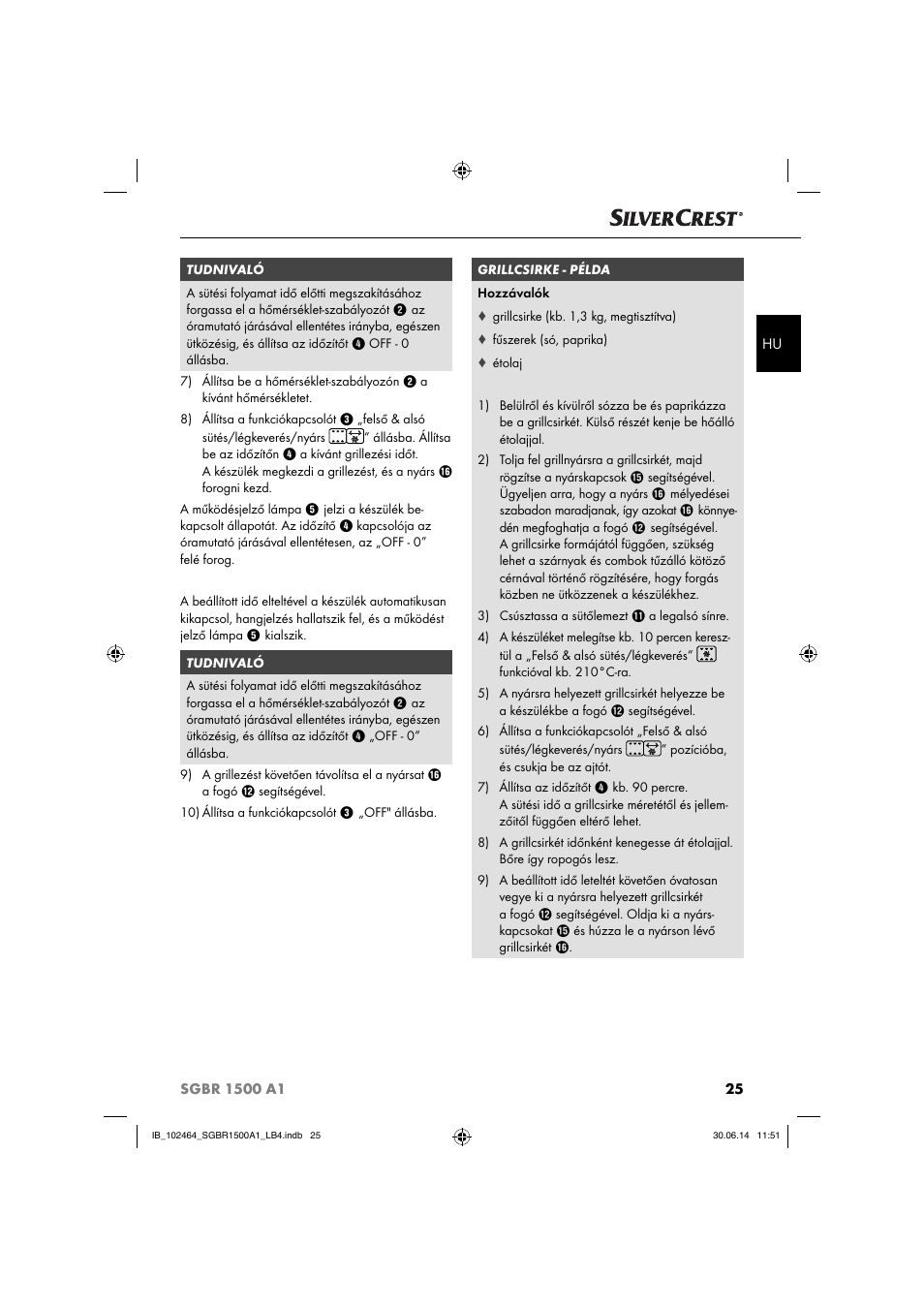 Silvercrest SGBR 1500 A1 User Manual | Page 28 / 88