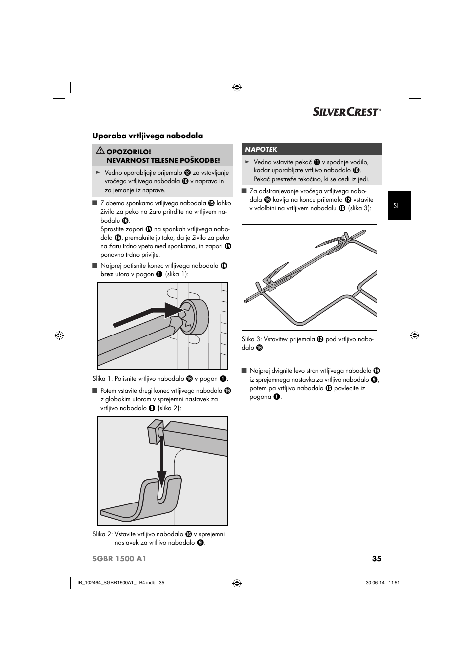 Silvercrest SGBR 1500 A1 User Manual | Page 38 / 88