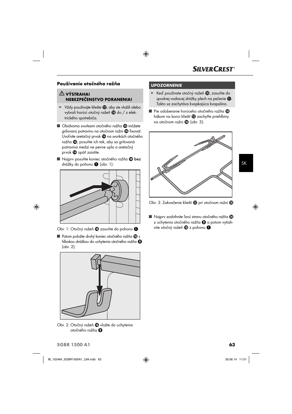 Silvercrest SGBR 1500 A1 User Manual | Page 66 / 88