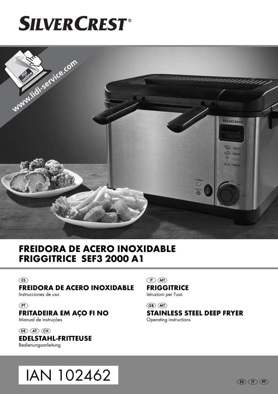 Silvercrest SEF3 2000 A1 User Manual | 104 pages