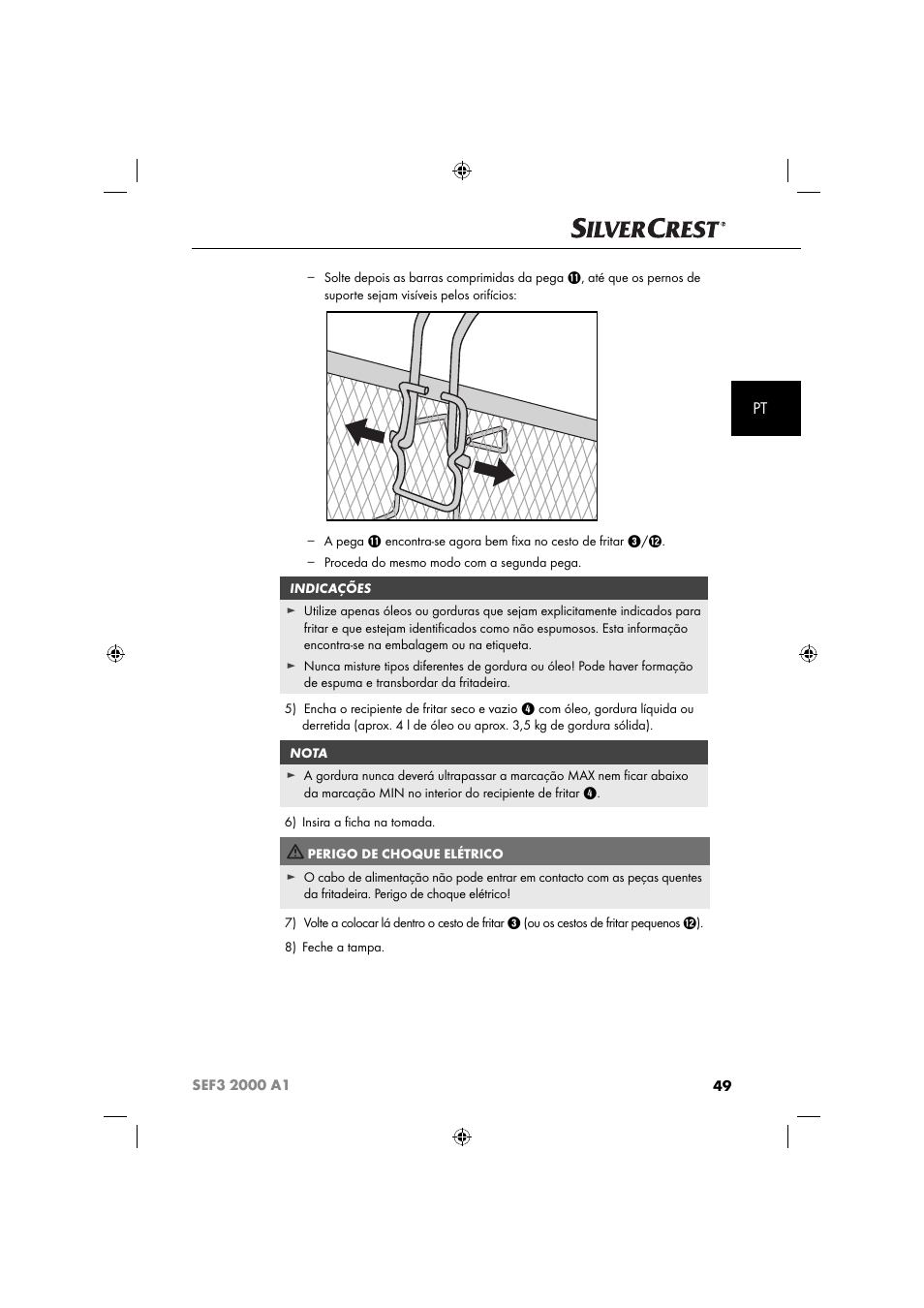 Silvercrest SEF3 2000 A1 User Manual | Page 52 / 104