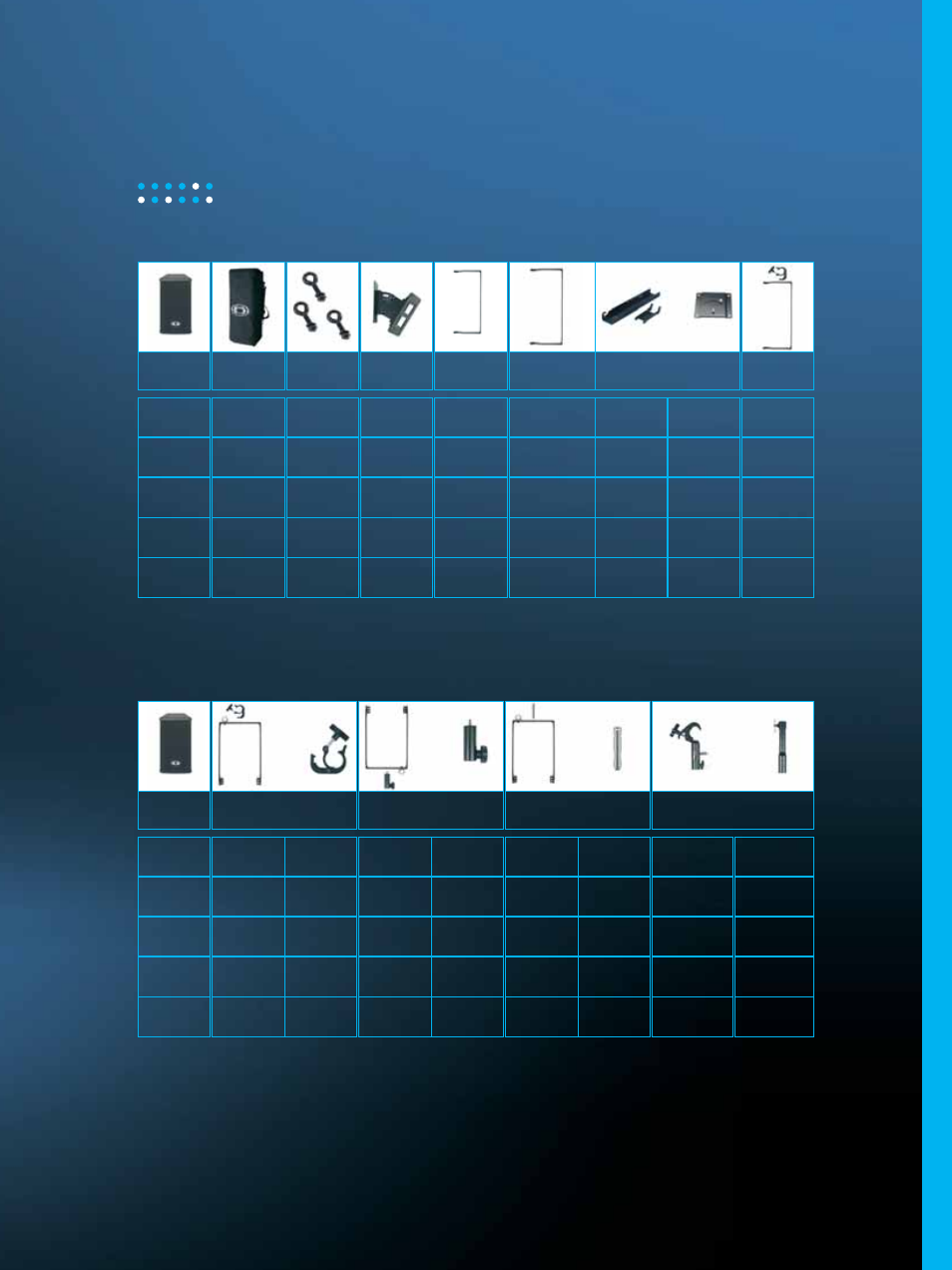 Accessories | Dynacord Multifunctional Speaker Line VariLine User Manual | Page 15 / 16