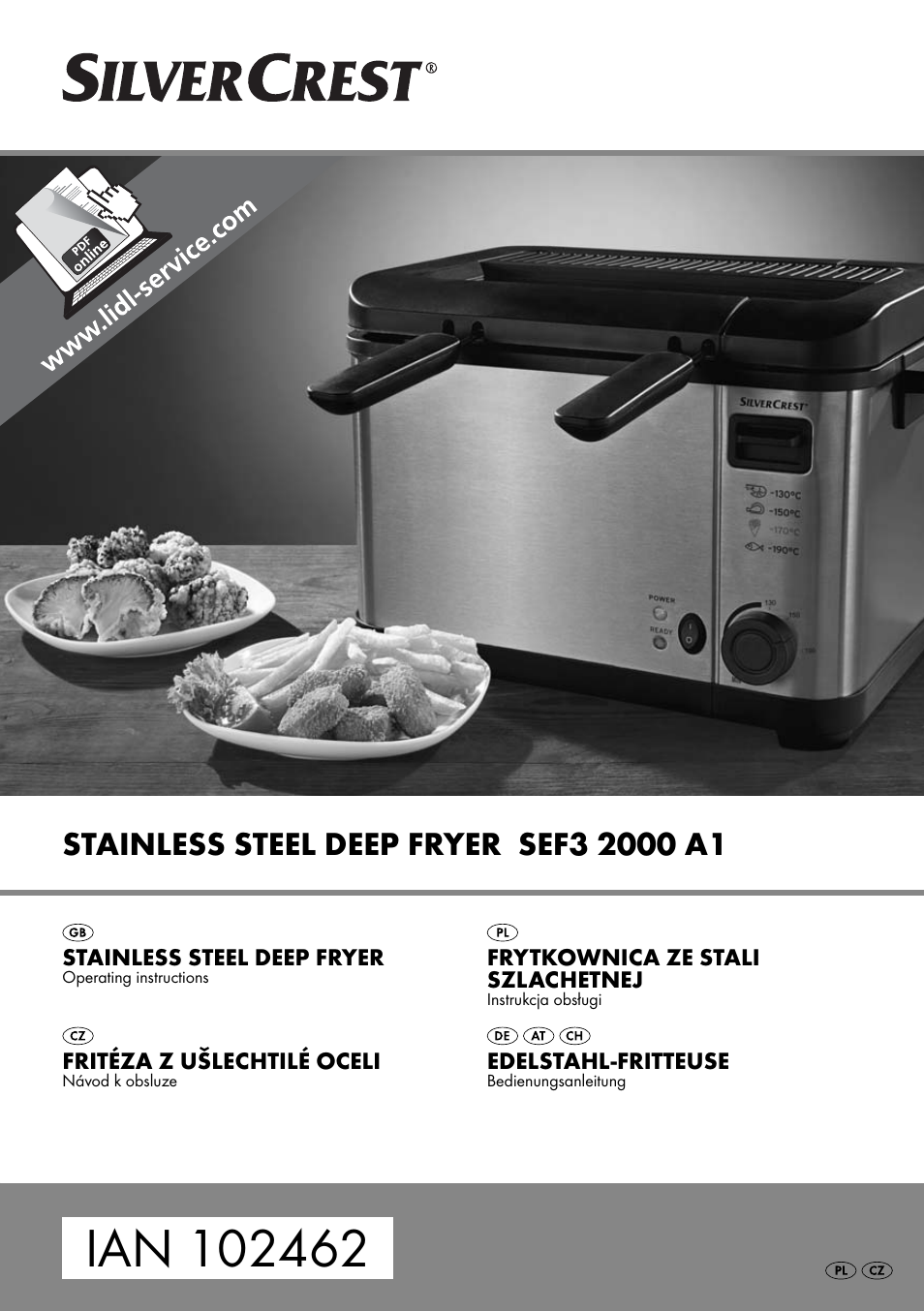 Silvercrest SEF3 2000 A1 User Manual | 84 pages